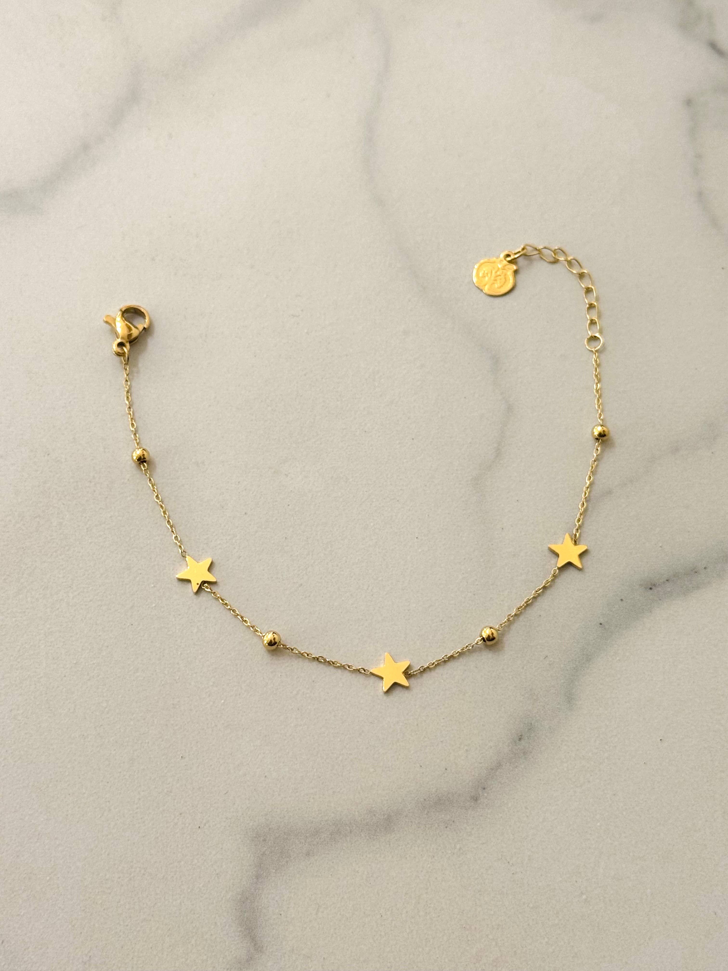 Cassette Barcelona – Großhandel Glieder- & Kettenarmband – Minimaler Sternarmreif0