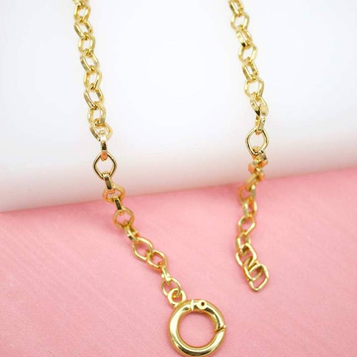 MIA Jewelry - Wholesale Link & Chain Necklace - 6mm Rolo Solid Oval Round Link Chain (F156)