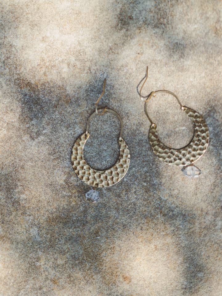 Saffron Dangles for wholesale by Desert Moon Design