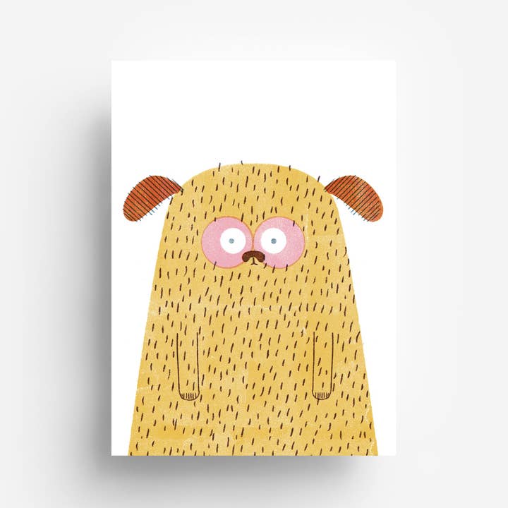 Pug Postal DIN A6 por atacado de jungwiealt