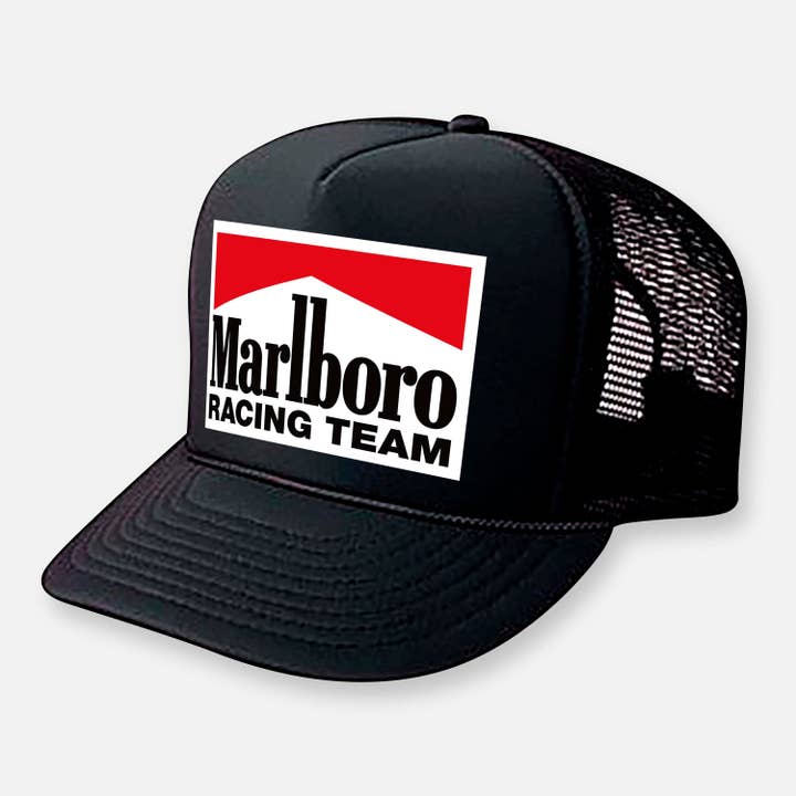 Webig Moto Company - Wholesale Trucker Hat - Unisex - MARLBORO BRANDED RACE TEAM HAT