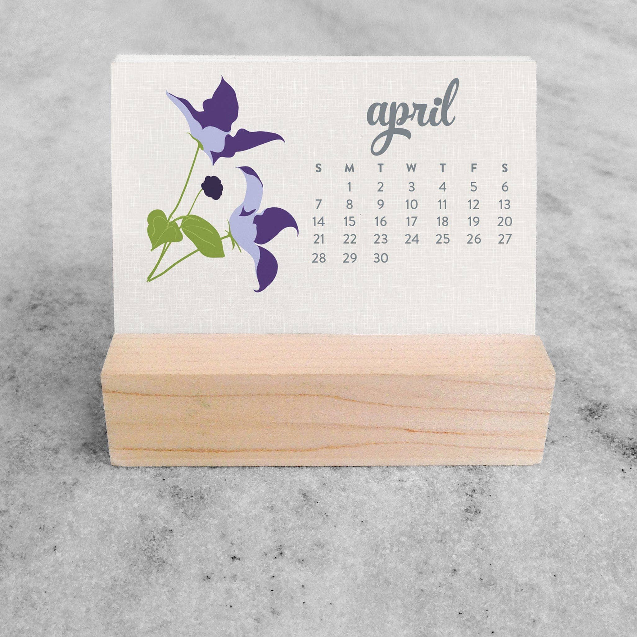 Favorite Story - Wholesale Calendar - 2026 Mini Desk Calendar, Wildflower5