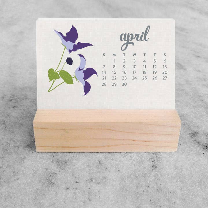 Favorite Story - Wholesale Calendar - 2026 Mini Desk Calendar, Wildflower5