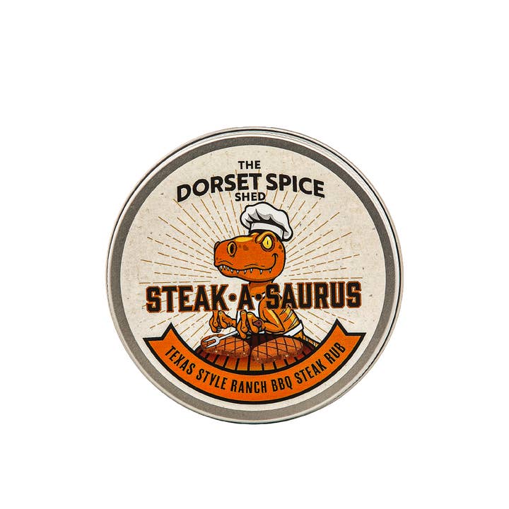 Jurassic BBQ Steak-a-Saurus BBQ Steak Rub for wholesale by 2Guys
