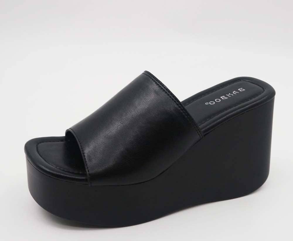 Mars Sky Shoes Wholesale - Vente Chaussures compensées – femme - Bamboo PLUS-01 Sandales à enfiler compensées épaisses pour femmes-12 paires-19,35/paire4