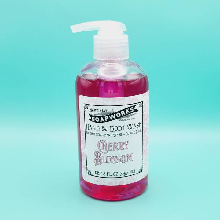 Martinsville Soapworks - Wholesale Body Wash/Shower Gel - Cherry Blossom Hand & Body Wash0