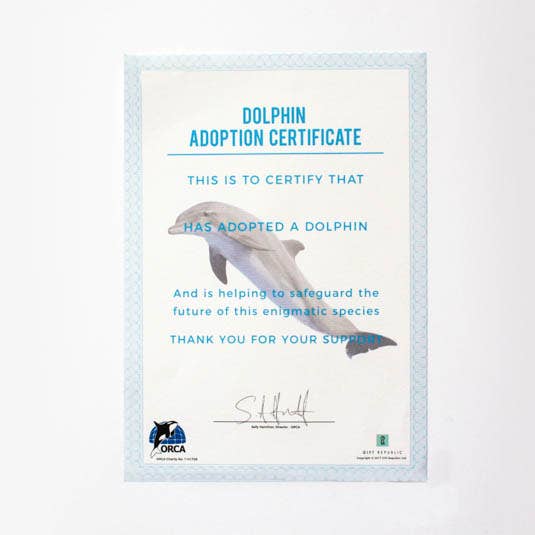Gift Republic - Wholesale Gag Gift/Novelty Gift - Adopt a Dolphin