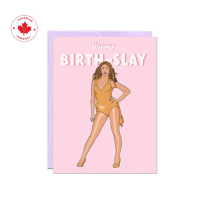 Party Mountain Paper co. - Wholesale Birthday Card - Bey Birth-Slay | Birthday Card
