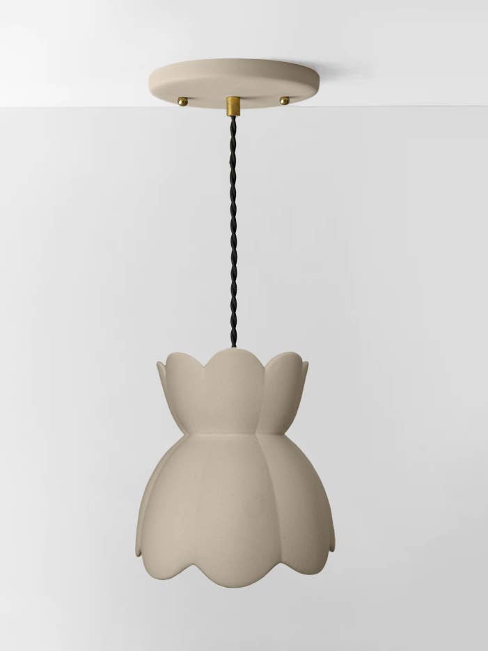 Vallea Ceramic Pendant Light | Small Minimal Hanging Fixture for wholesale by LYSlightlab