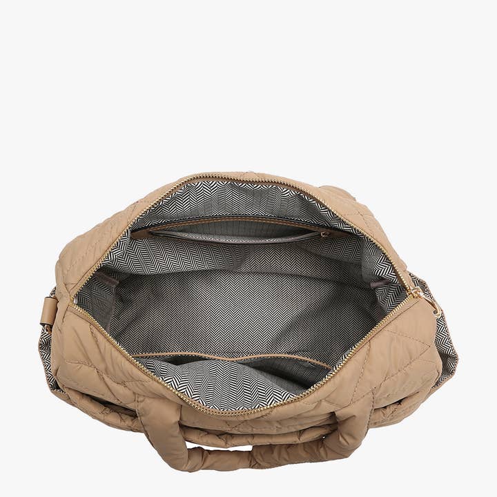 Jen & Co. - Wholesale Satchel - Women's - M2170 Billie Quilted Nylon Satchel3