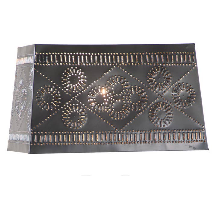 Irvin's Tinware - Wholesale Lamp Shade - Rectangular Candle Mold Lamp Shade