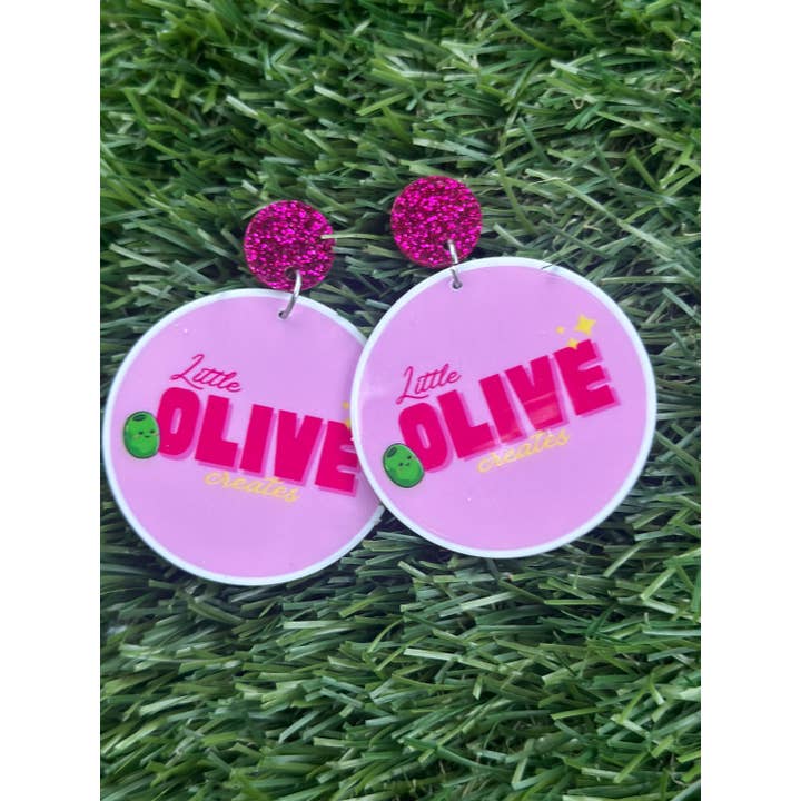 Little Olive Creates - Wholesale Dangle earrings - Fully Customisable Drop Statement Dangle or Stud Earrings - Your Design, Logo, Sports team, party theme Your Style!3