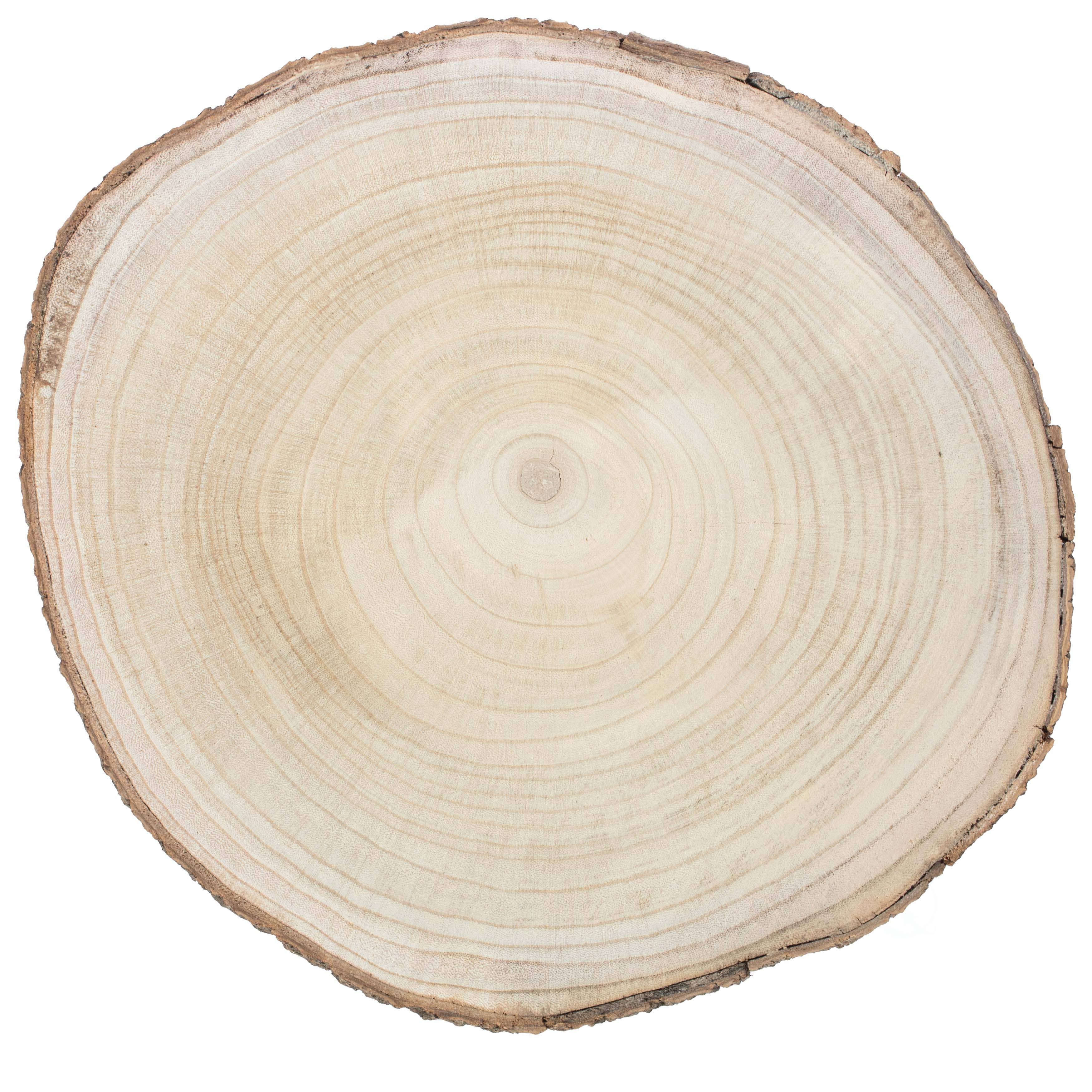 Quickway Imports - Wholesale Decorative Tray - Natural Wood Slabs Rustic Ornament Slice Tray Table Charger18