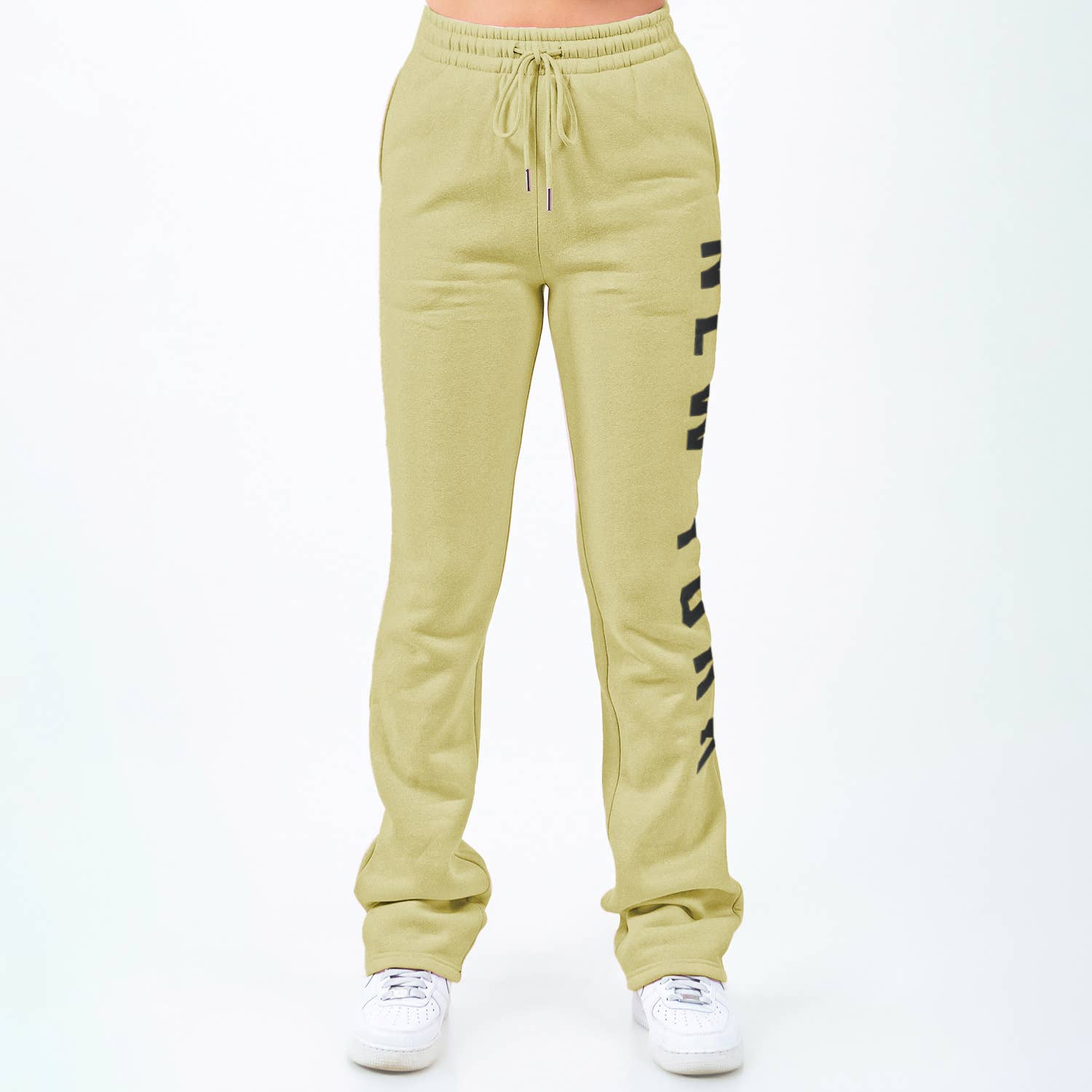 American Bazi - Wholesale Lounge Sweatpants/Joggers - Women's - NEW YORK STACKED SWEATPANTS-RJH10145NY10