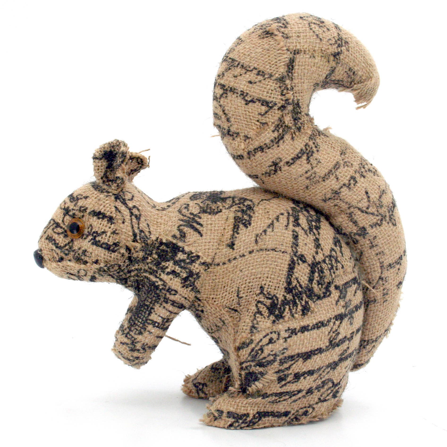 Seasonal by Contrast Inc. – wholesale Dekorativ statyett – säckväv ekorre1