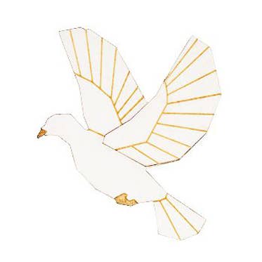 Dove Brosche für den Großhandel von Bewooden