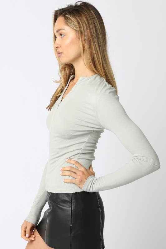 Olivaceous - Venta al por mayor Jersey corto de punto - Mujer - Bristol Top9