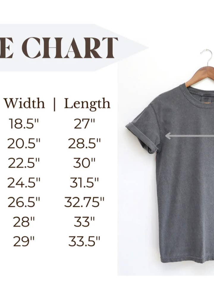 COTTON PRESS CO. - Wholesale Screen Printed T-Shirt - Women's - The Heavens Are Roaring - Comfort Colors T-Shirt1
