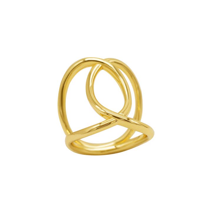 Adornia - Wholesale Cocktail/Statement Ring - Tall Infinity Ring1