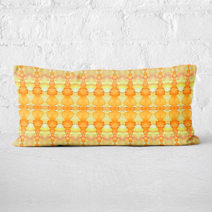 Sunshine 12x24 Lumbar Pillow Cover for wholesale by Brandy Gibbs-Riley (BG Riley Design LLC)