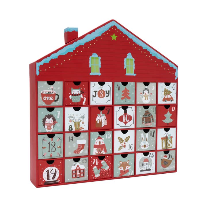 OrnamentallyYou – wholesale Advent calendar – Christmas Advent Calendar House, 24 Drawer Countdown7