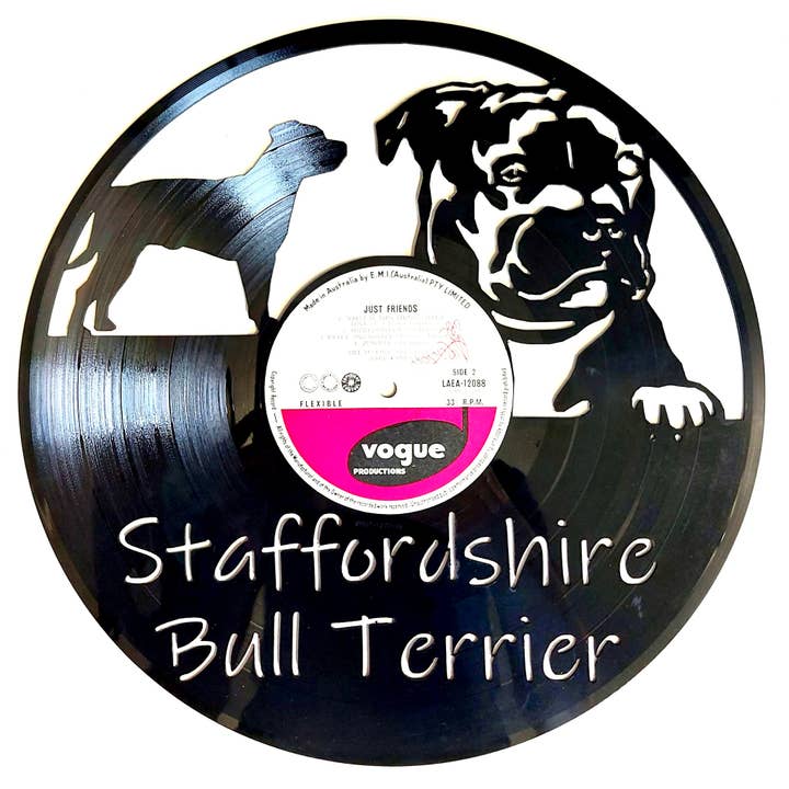 Vinylskivkonst - Staffordshire Bull Terrier för wholesale av Broken Record