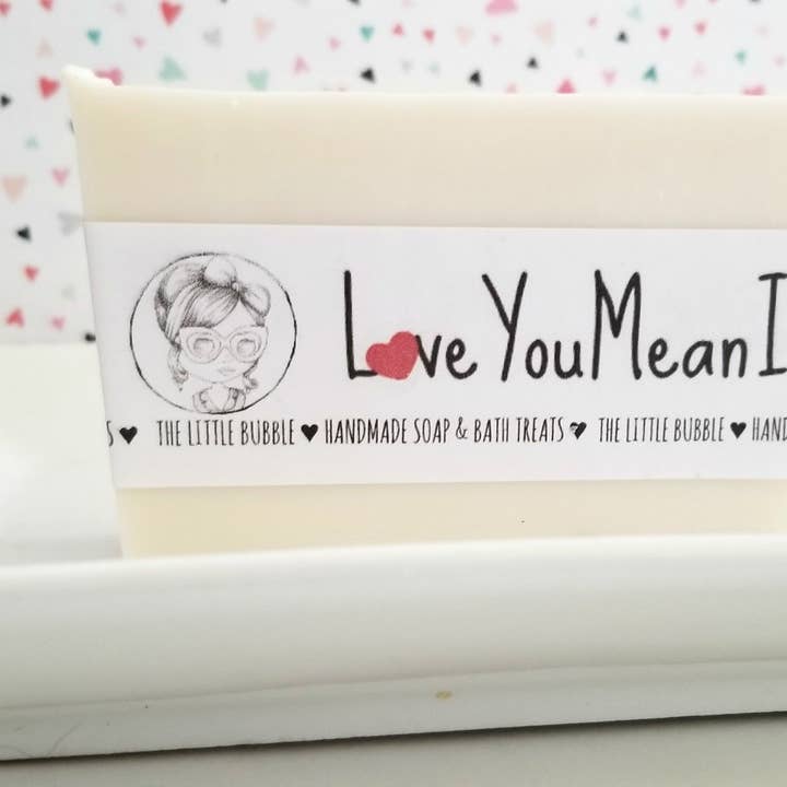 Love Ya Mean It - Handmade Soap Bar for wholesale by The Little Bubble