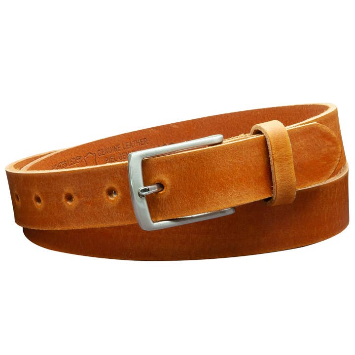 Cintura da 30 mm prodotta in Germania EH311-GE-Cognac per la vendita all'ingrosso da parte di A-Venten GmbH