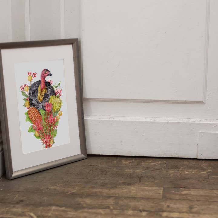 Kayla Reay Design - Wholesale Art print - Australian Brush Turkey Art Print3