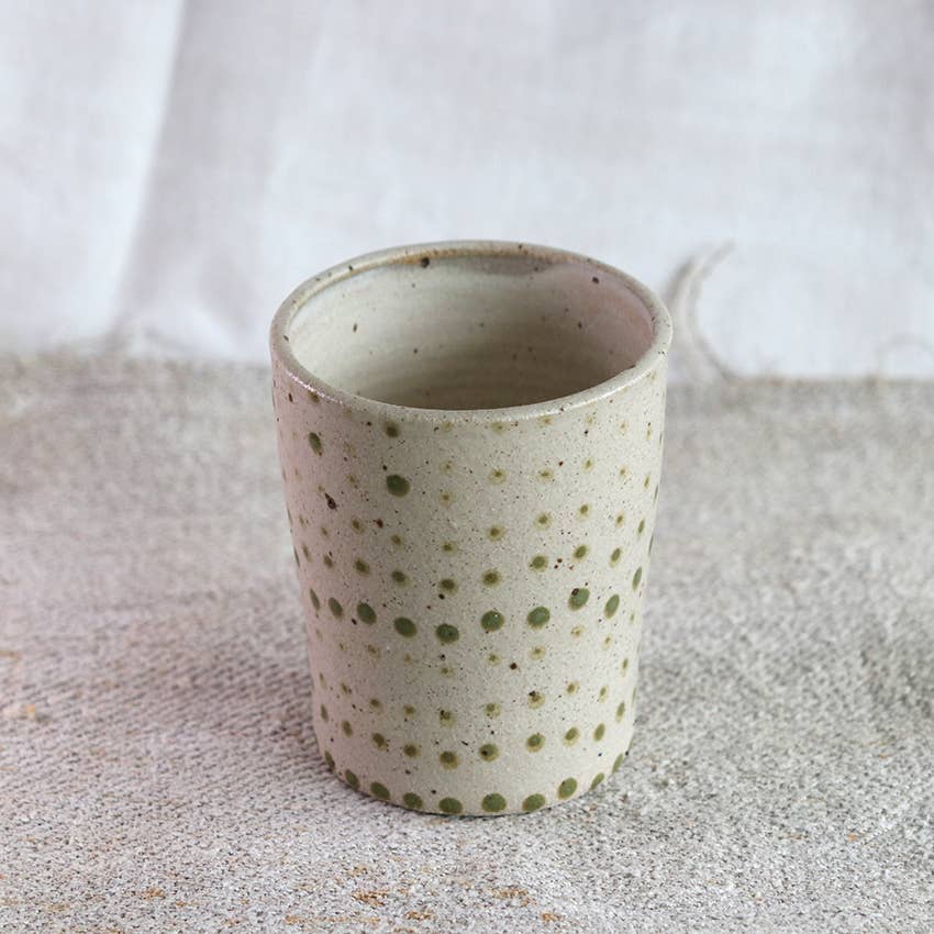 Polli Pots – Engroshandel Drikkeglas/kop – Grønne og hvide tumblere2