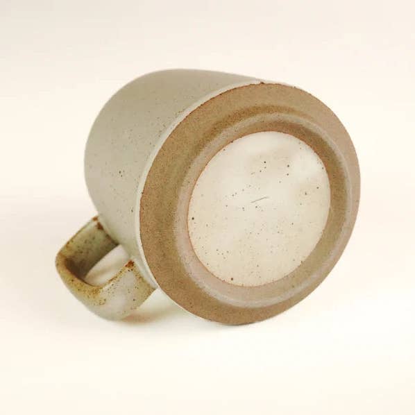 Backwoods Provisions - Wholesale Coffee Mug - White Speckled Ceramic Mug