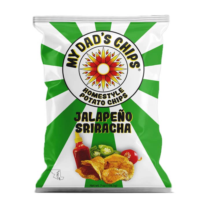 My Dad's Chips - Jalapeño Sriracha for wholesale by My Dad's Chips
