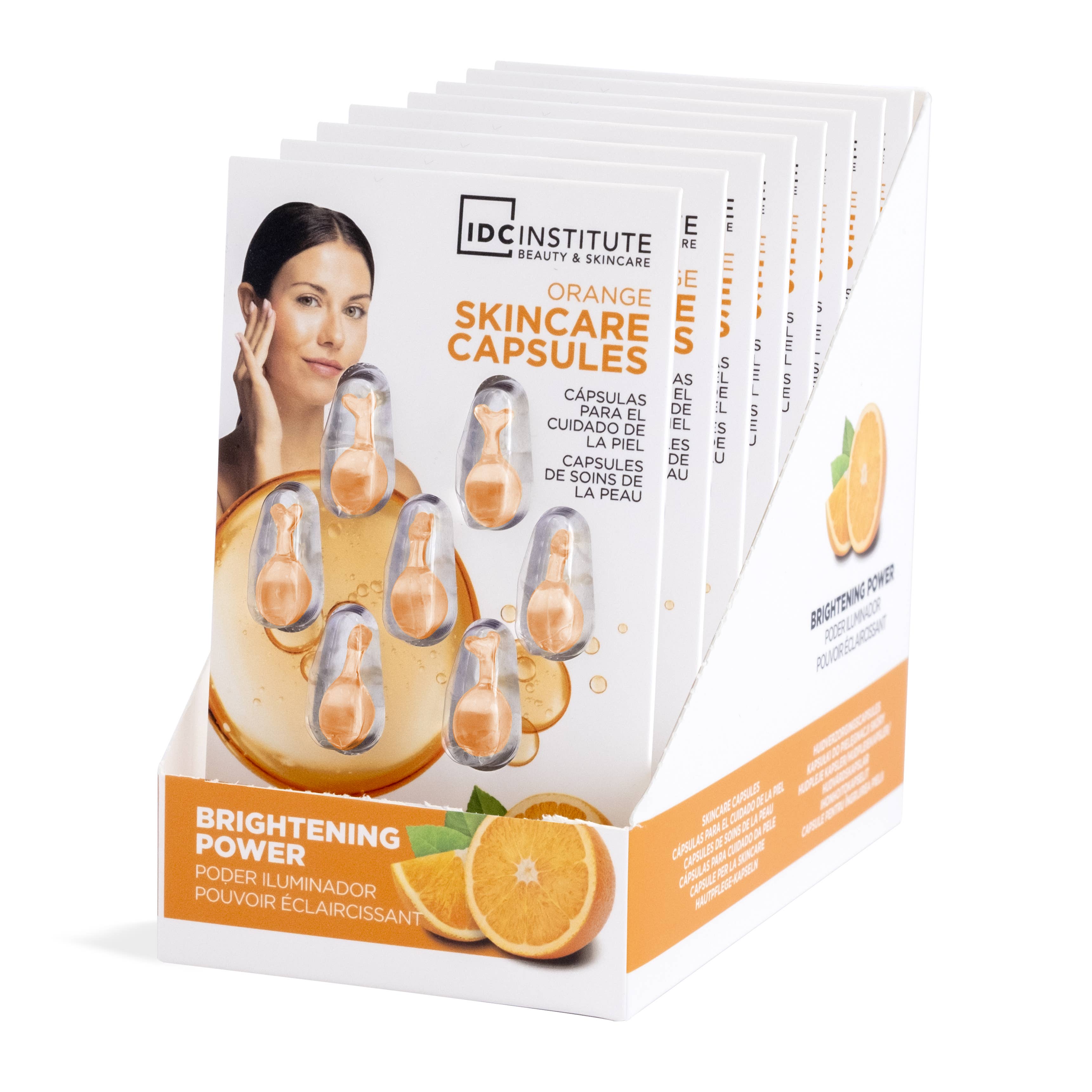 Aquarius Cosmetic SLU - Wholesale Skincare Face Mask - IDC NATURAL ELEMENTS ORANGE SKINCARE CAPSULES2
