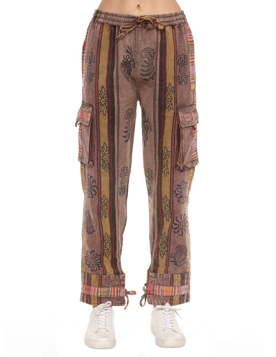 The Collection Royal / Royal Handicrafts - Wholesale Pants - Women's - Cotton Washed Boho Hippie Genie Pants10