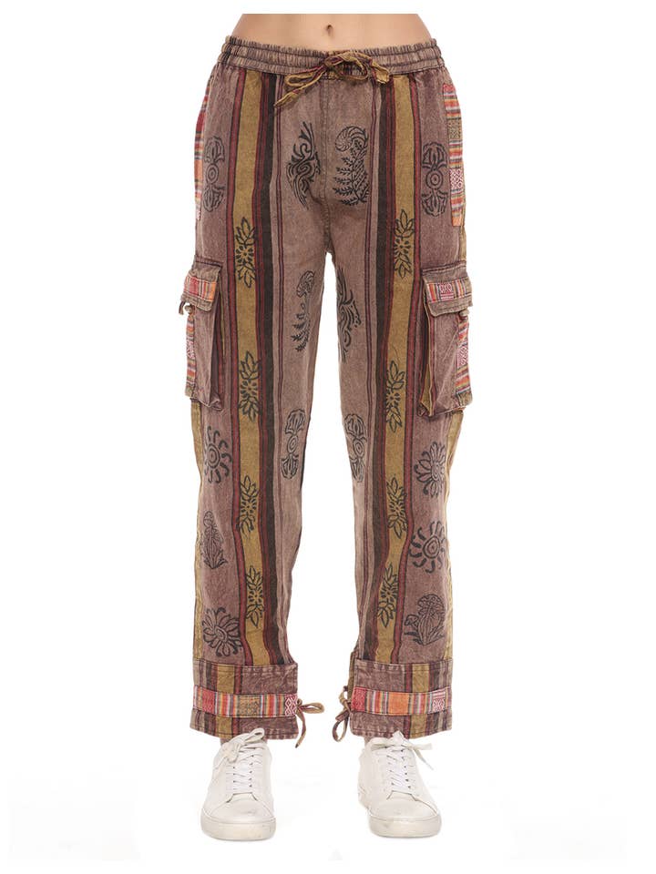 The Collection Royal / Royal Handicrafts - Wholesale Pants - Women's - Cotton Washed Boho Hippie Genie Pants10