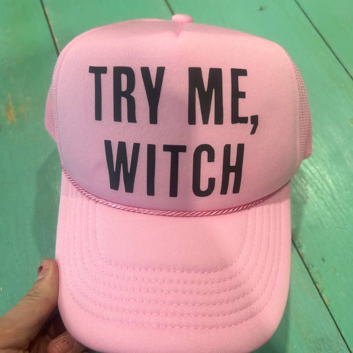 Vibes Hat Company - Wholesale Trucker Hat - Women's - Try Me Witch Trucker | Halloween Cap | Trending Fall Hats8