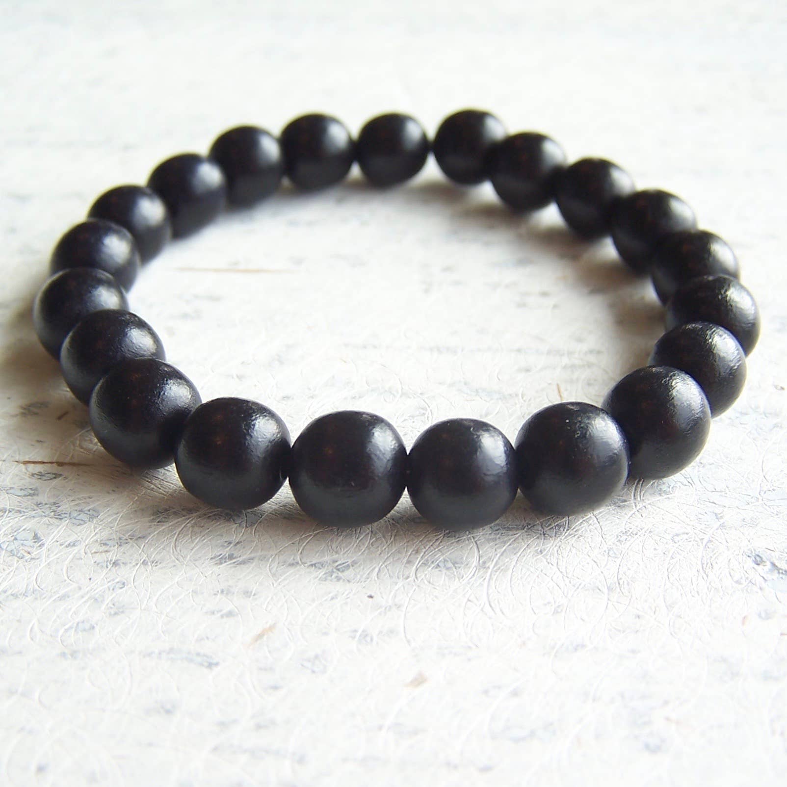 Jo Bird Jewelry – wholesale Beaded bracelet – Mali Wood Elastic Bracelet - 8mm4