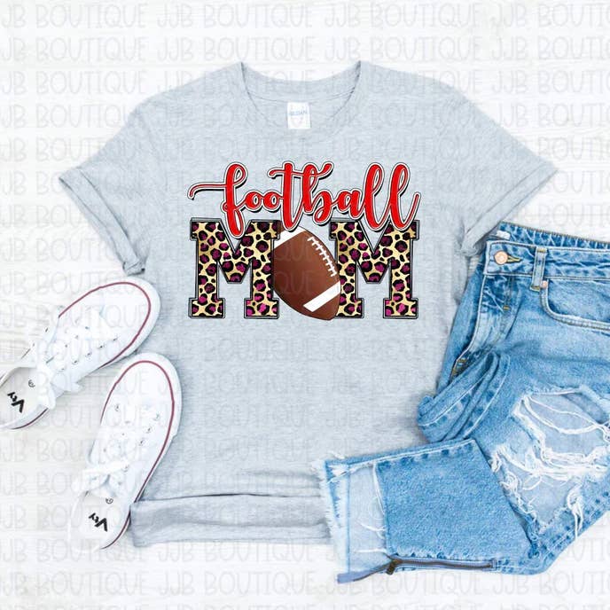 Football Mom Tee for wholesale by Rockin’ 5A Apparel