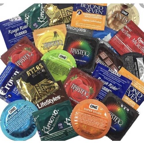 Yolo ent - Wholesale Sex Toy - 50 Assortment Trojan, One Xl, Magnum, Trustex, Atlas