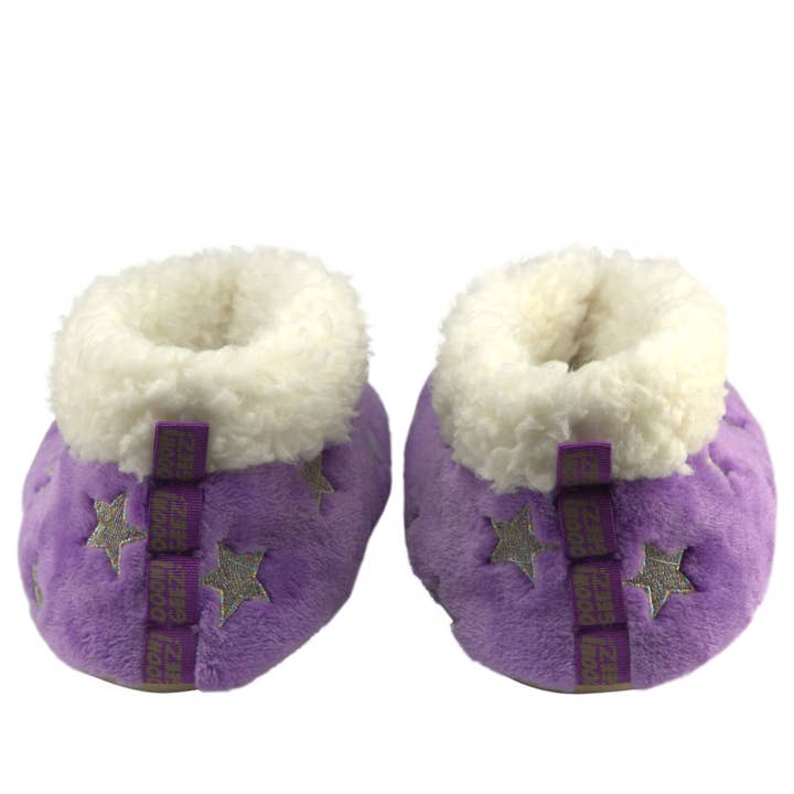 Oooh Yeah/Sock It Up/Oooh Geez Slippers - Wholesale Slippers - Women's - The Starz Purple | Women's Fluffy House Slipper