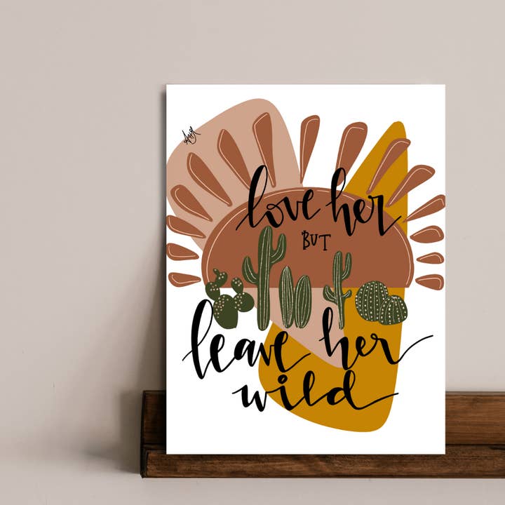 In Anya’s Studio - Wholesale Art Print - Print | Love Her | Cactus Art