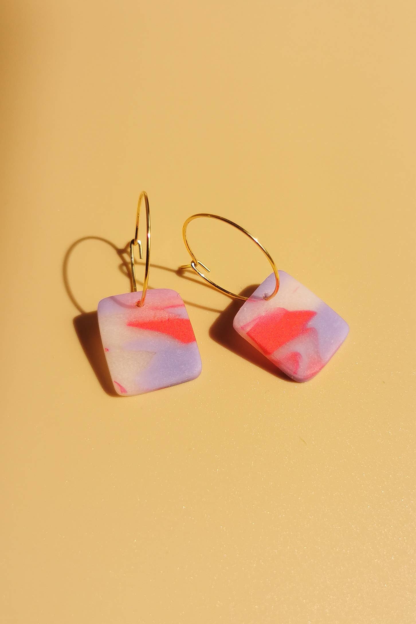 Santøclay Handmade - Wholesale Hoop Earrings - Bunte Creolen – Handgefertigt & 18K vergoldet2