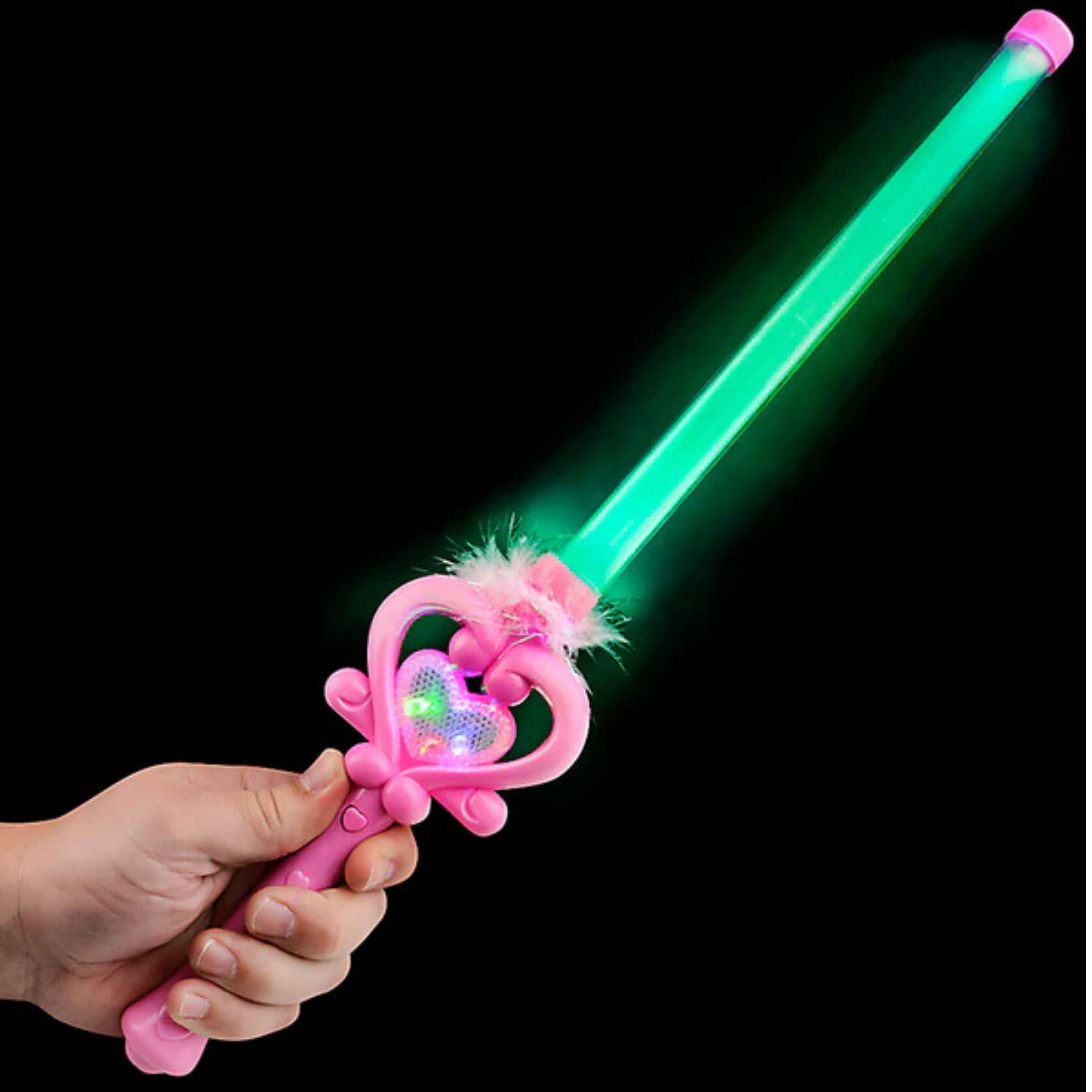Pagdee Kids Juniors - Wholesale Light-Up Toy - Kids & Baby - Holiday Décor Light Up Princess Feather Wand Toy For Kids1