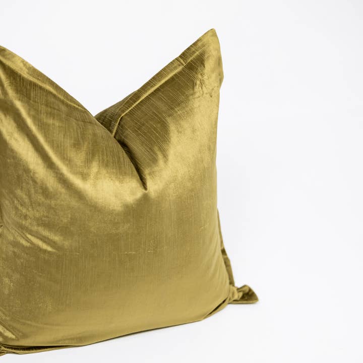 BHD HOME - Wholesale Chair cushion - Velvet Flange Chartreuse Large Lounge Cushion 60 x 60cm4