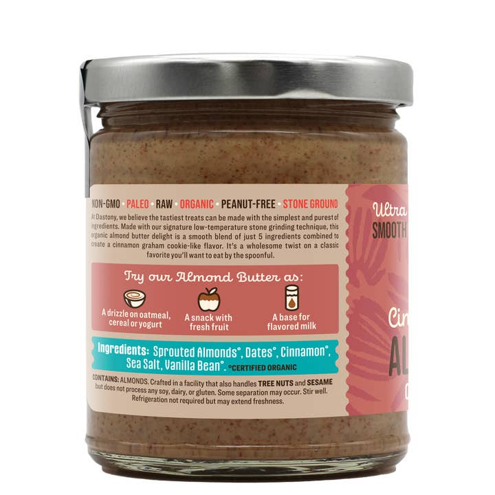 Windy City Organics – wholesale Nut butter – Cinna-Date Sprouted Almond Butter1