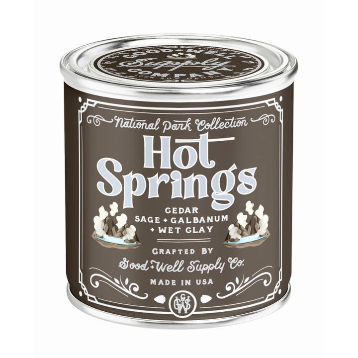 Hot Springs National Park Candle for wholesale by Good & Well Supply Co.
