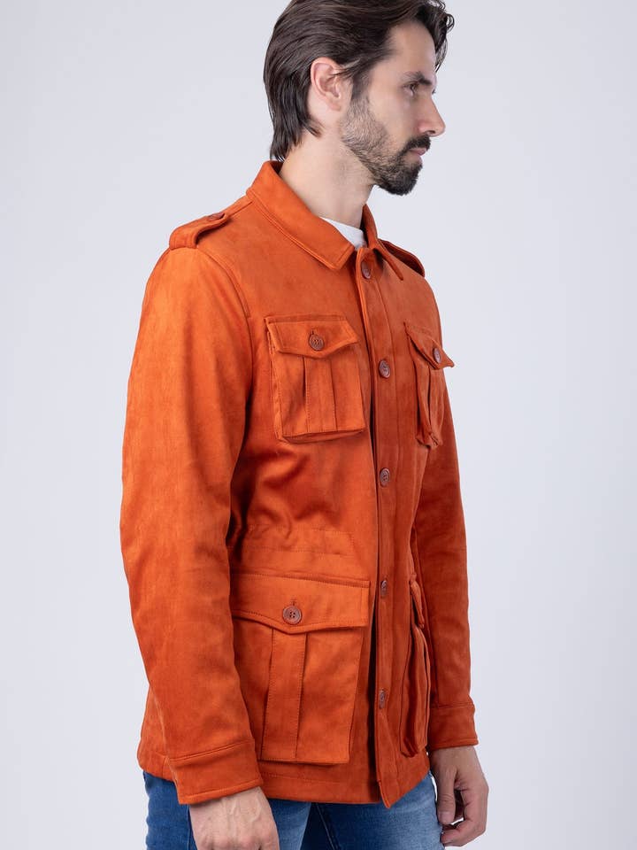 BARABAS - Venta al por mayor Chaqueta - Hombre - Chaqueta bomber de invierno de terciopelo con 4 bolsillos para hombre 4BH8622