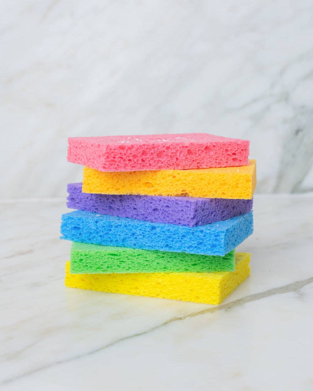 Wine Wash Co. - Wholesale Cleaning Sponge - Biodegradable Pop-Up Sponge - Pink/Orange8