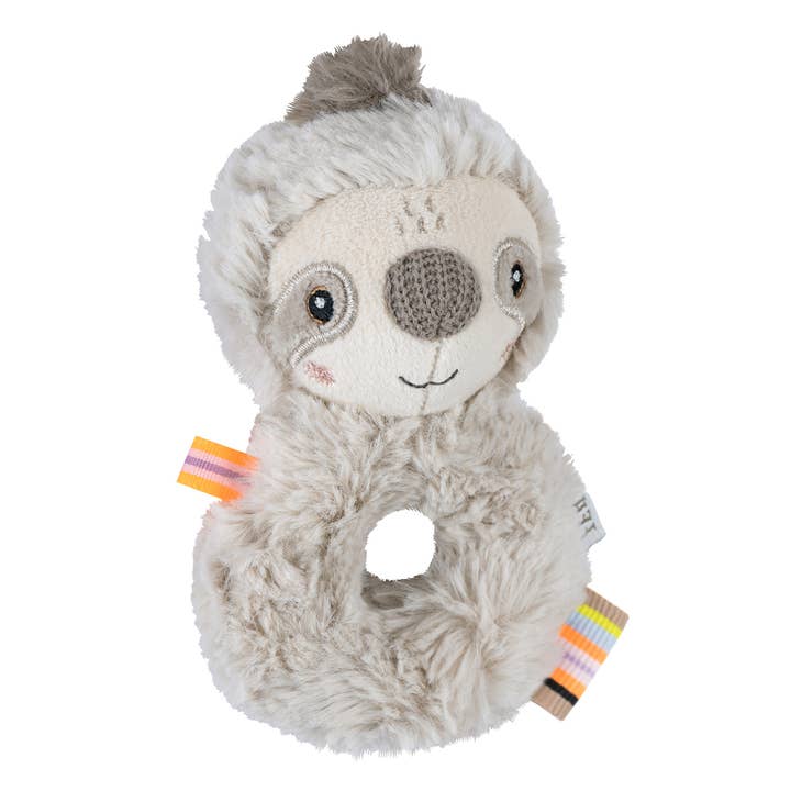 Fehn - Wholesale Handheld Rattle - Baby - Sloth Grasping Ring - Grasping & Motor Skills Toy