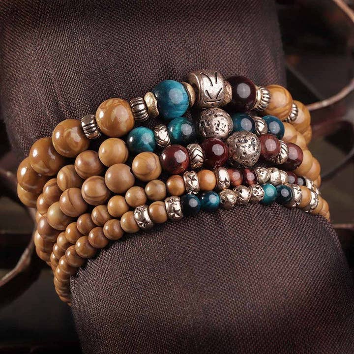 PLATADEPALO - Vendita all'ingrosso Bracciale con perline - Bracciale Unisex UMI elastico con perline1